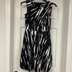 Stylish Black and White Dress